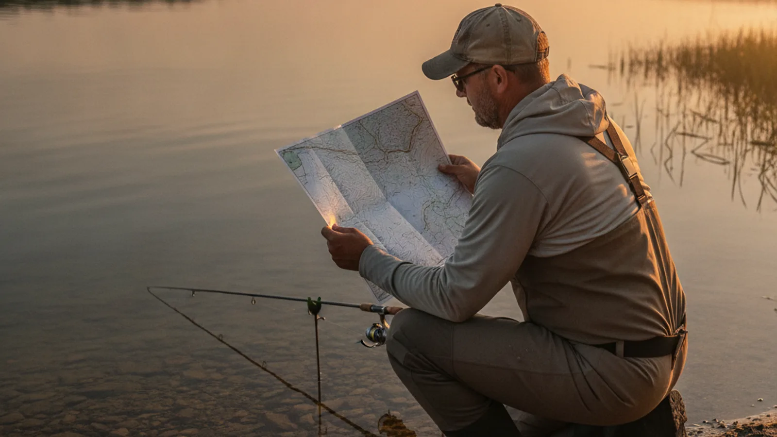 How to Read a Lake Depth Map for Fishing